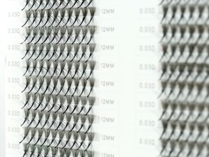 10D 0.03 D curl 12mm lash tray closeup